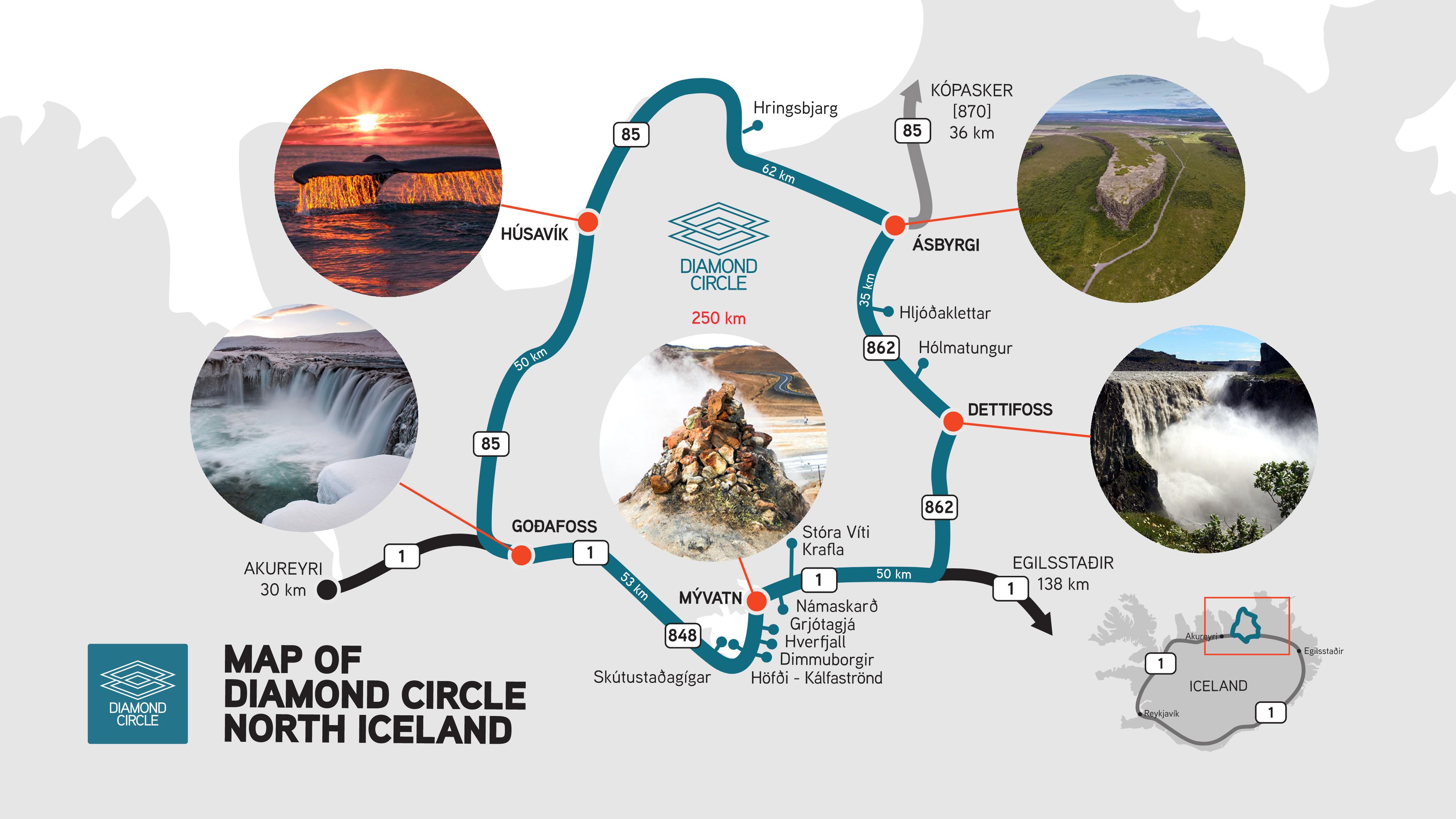 Cercle De Diamant Le Nord De L Islande Lance Une Autre Route Touristique Eblouissante Icelandair