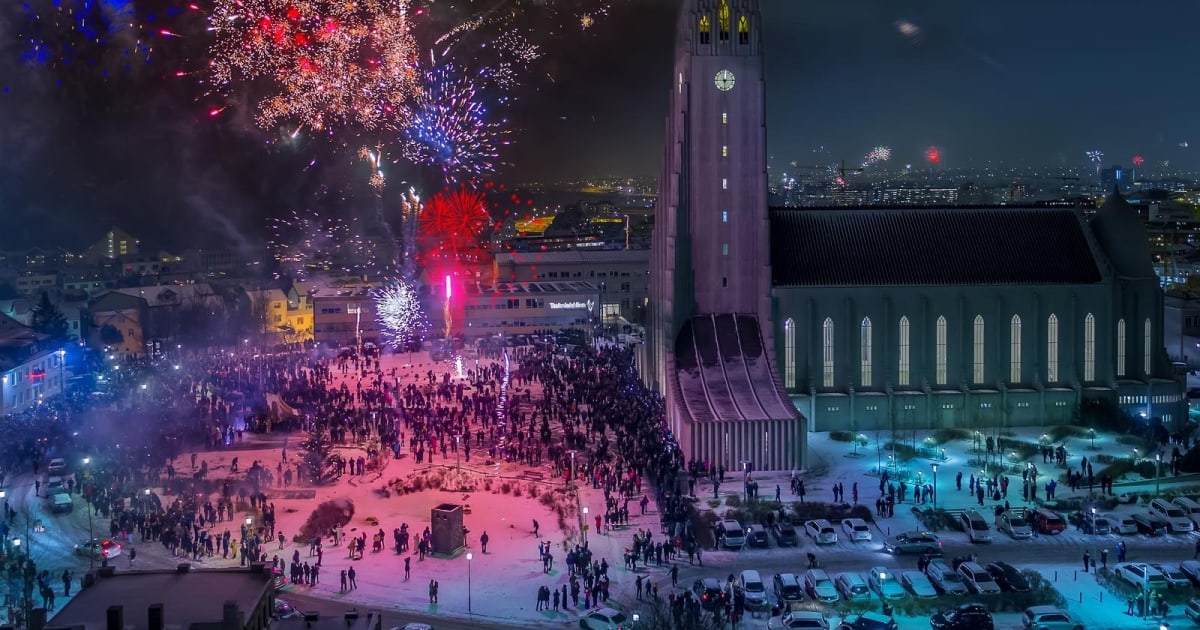 Iceland New Year Fireworks in Reykjavík Icelandair