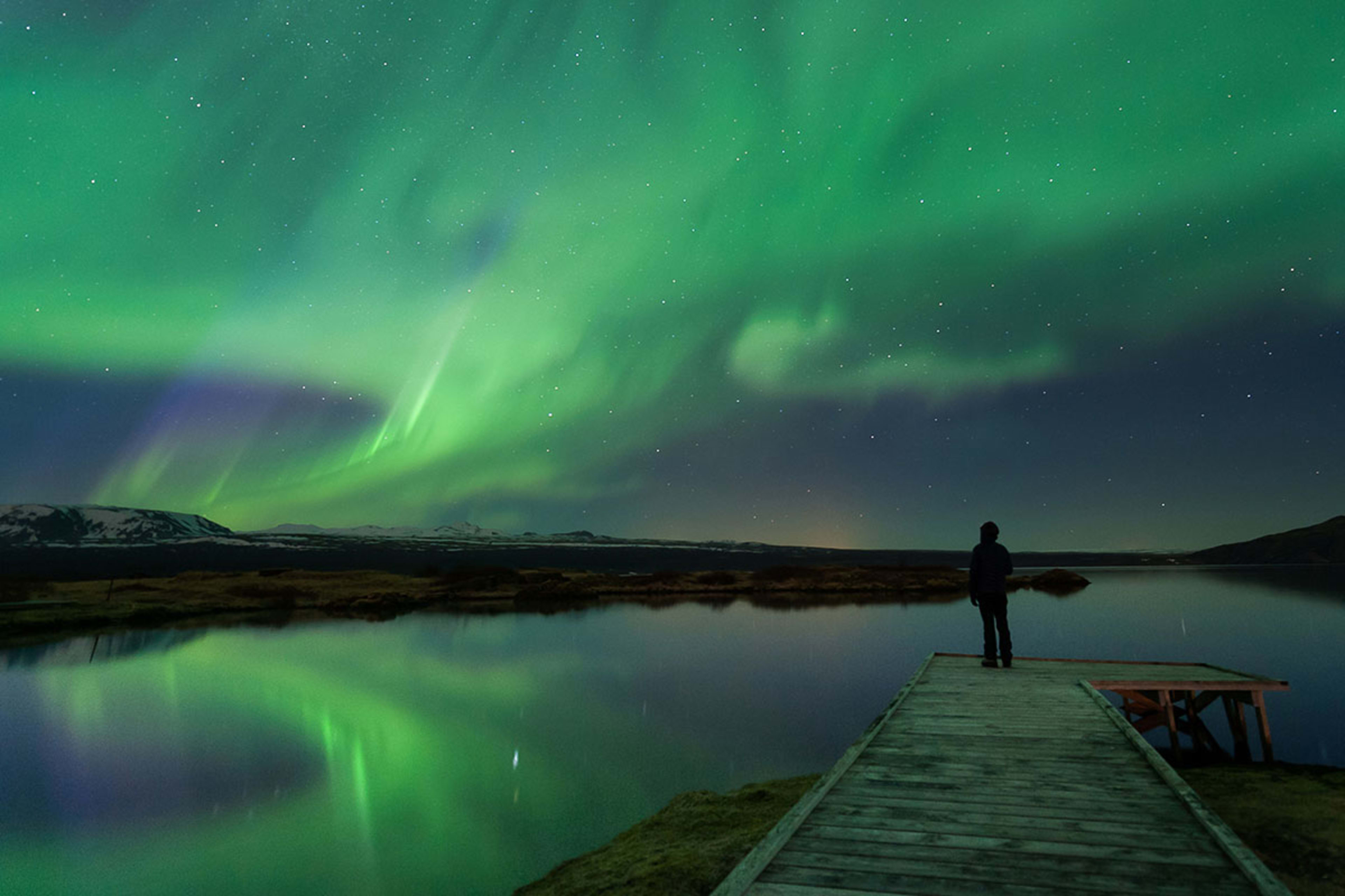 Þingvellir-and-the-northern-lights