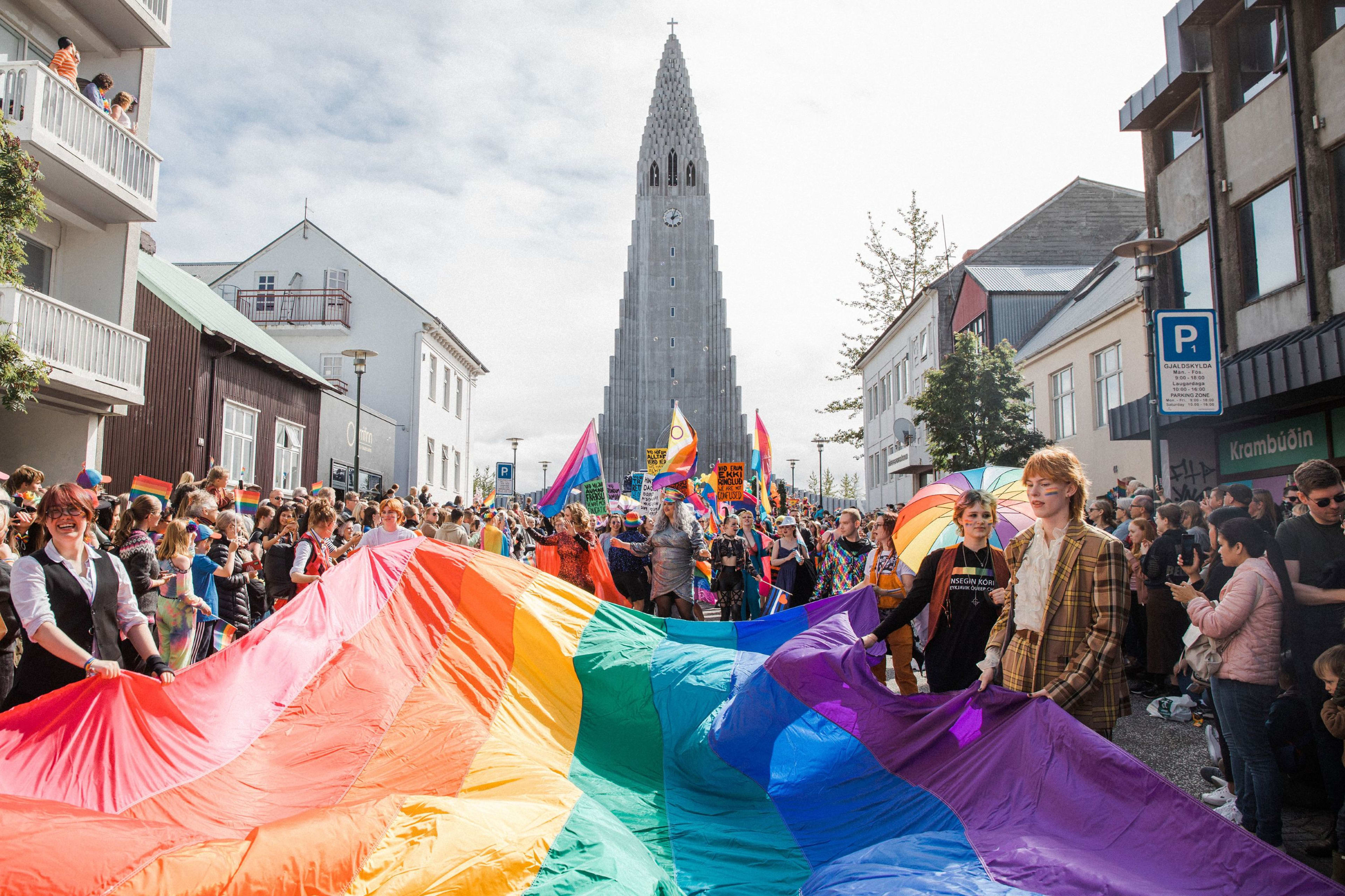 LGBTQ Queer Gay City Walk Pink Iceland Reykjavik 11