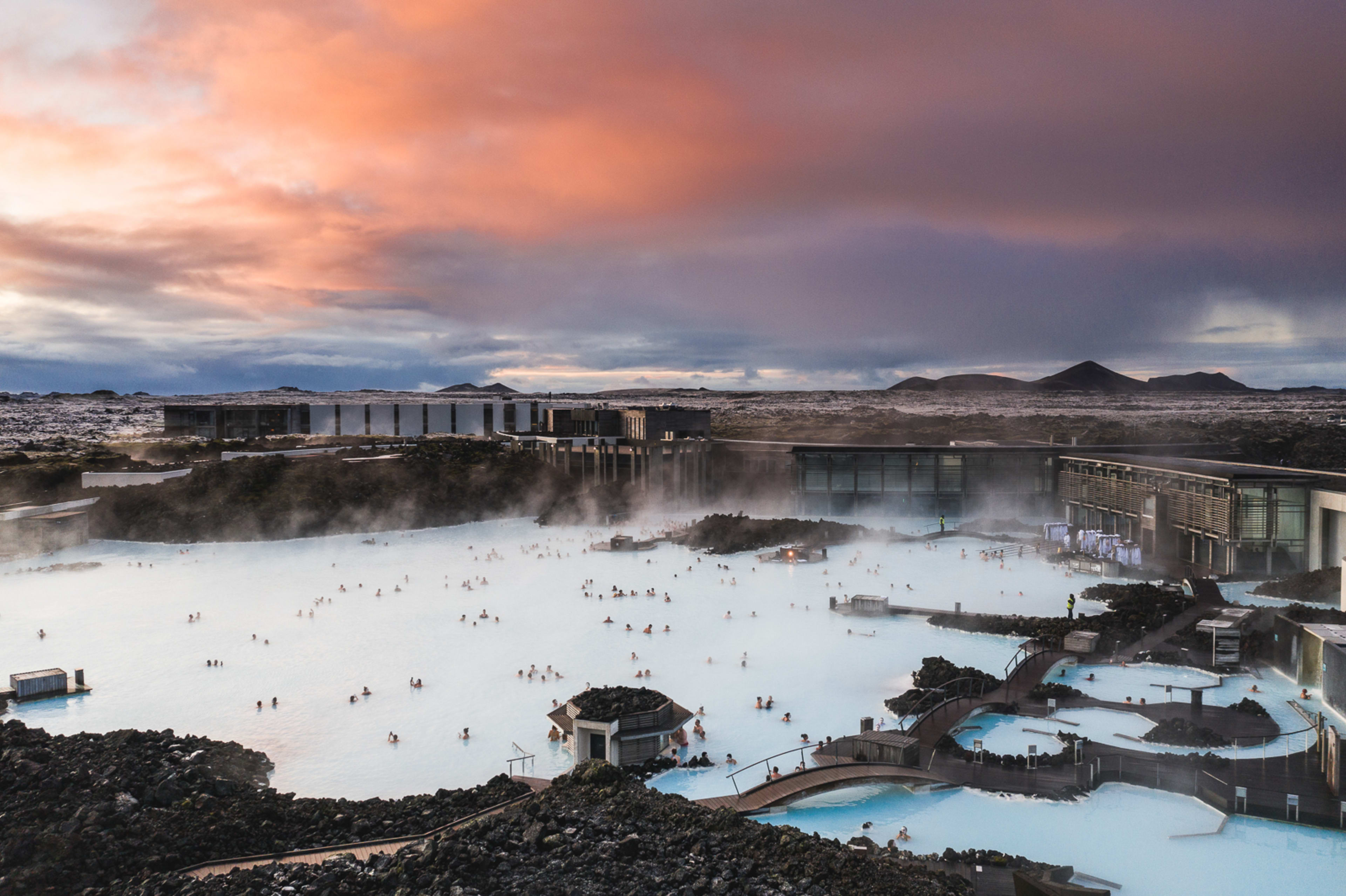 Woman in Blue lagoon