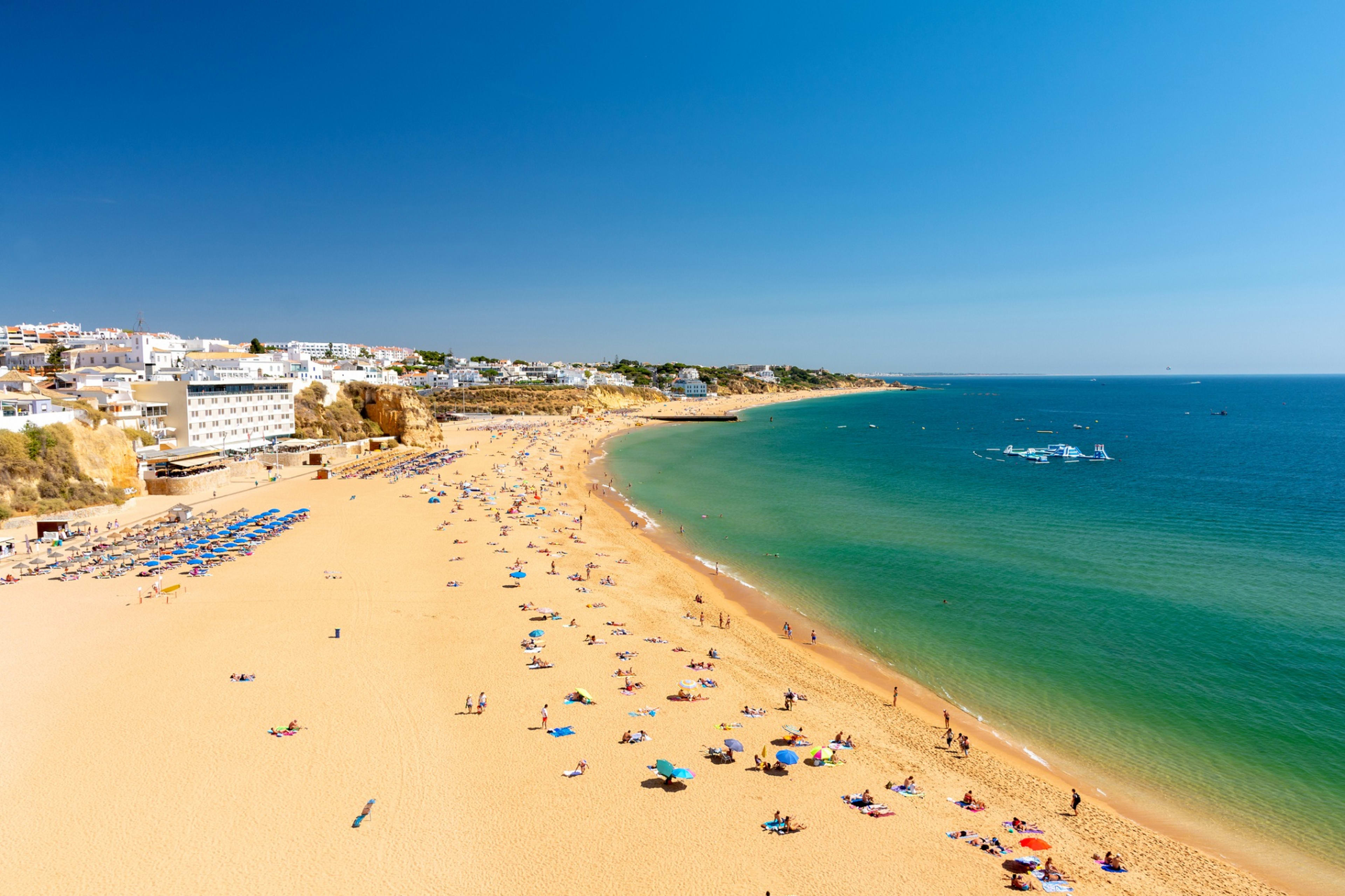Albufeira_Algarve_strönd_Portúgal