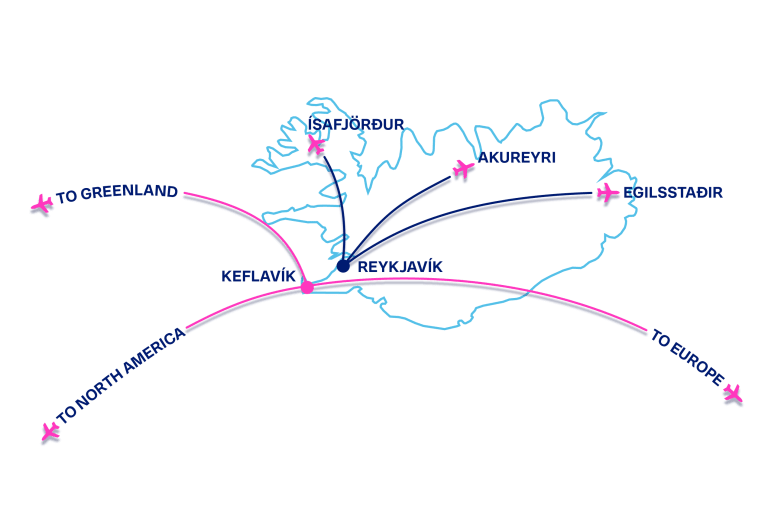 Domestic and International Airports in Iceland  Icelandair US