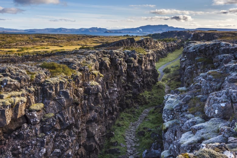 The rift at Þingvellir National Park