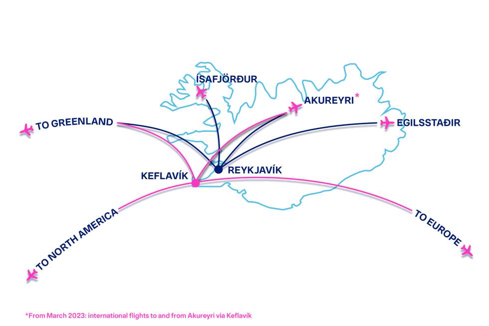 Domestic and International Airports in Iceland Icelandair